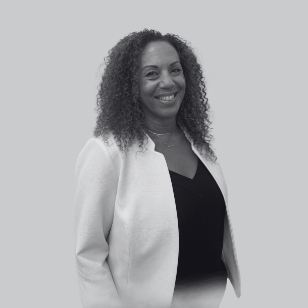 Bianca Mortimer Black and White Headshot